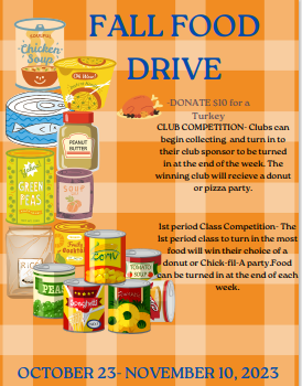  Fall Food Drive